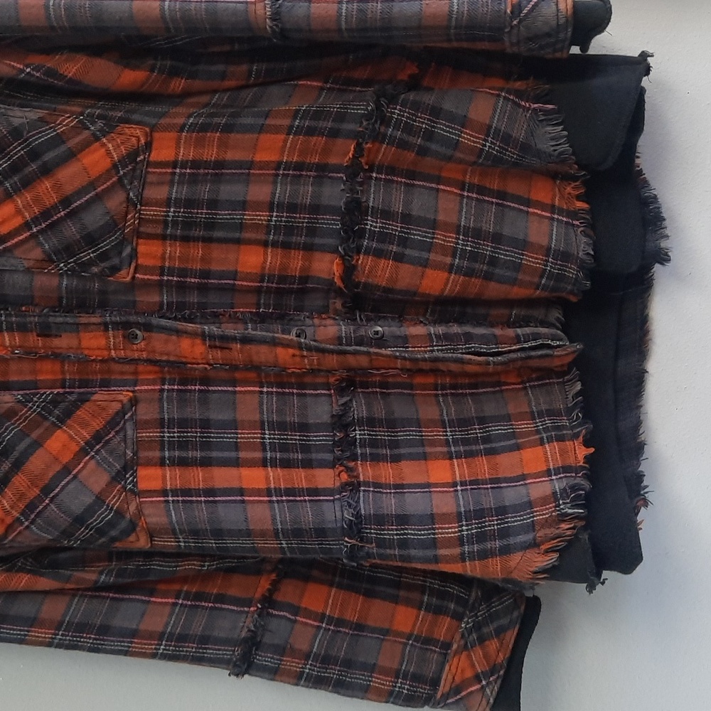 🧡 We The Free Flannel Hoodie - Picture 3 of 11